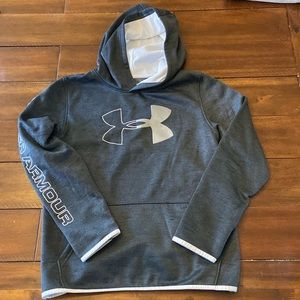 Youth UA Gray hoodie sweatshirt